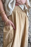 Basso Shirring Balloon Pant Sand 